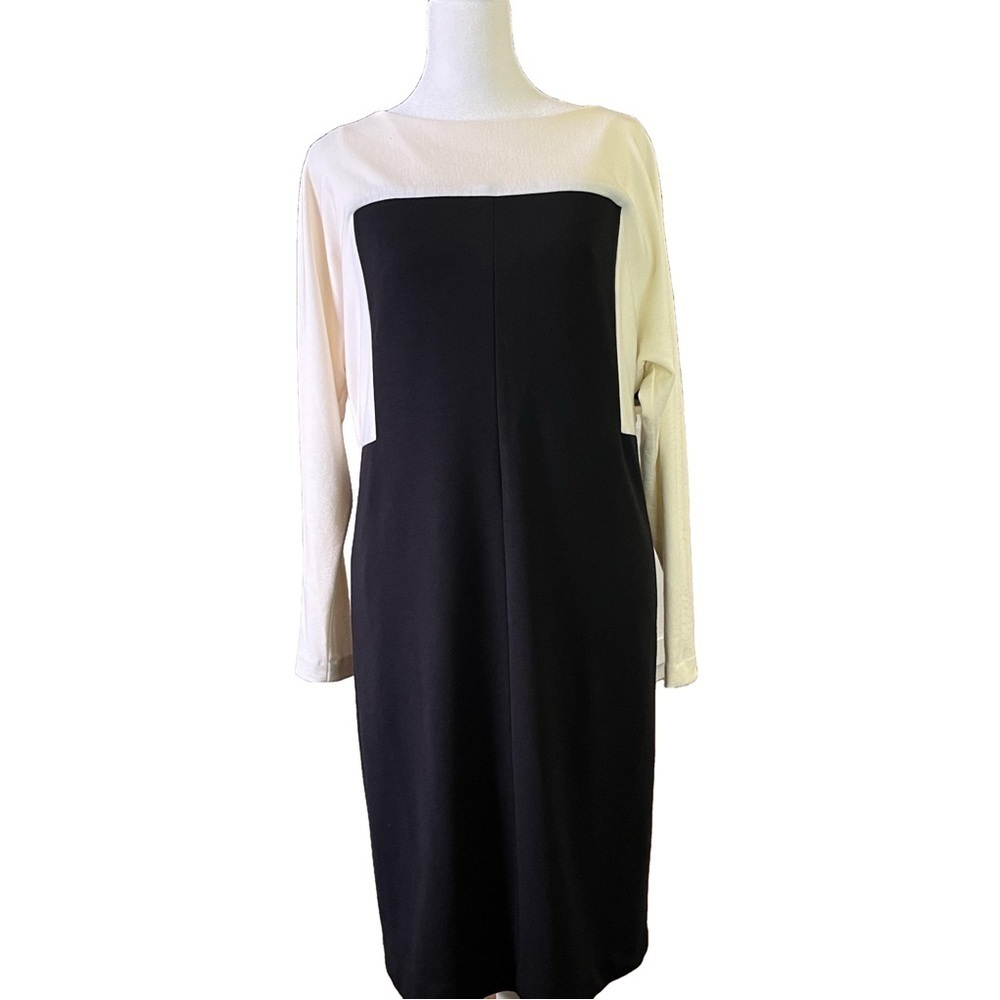 Active Seller!!! Lauren Ralph Lauren Elegant Black & Cream Dress Size 2